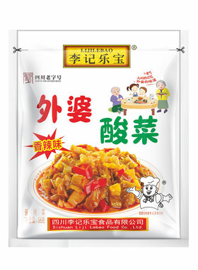 李记乐宝外婆下饭酸菜58g*15袋装