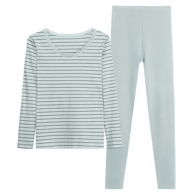 新一步女士纯棉保暖内衣套装