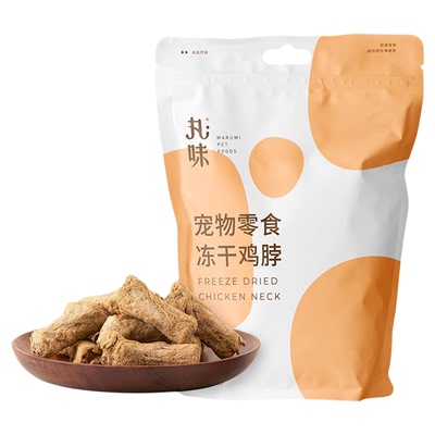 丸味冻干鸡脖磨牙零食