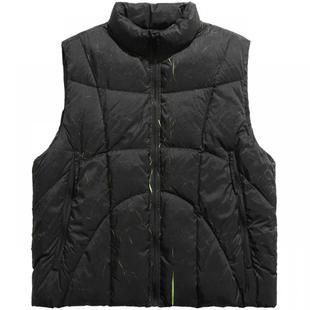 流石男装冬装时尚潮流羽绒马甲背心男士2025年冬季新款白鸭绒外套