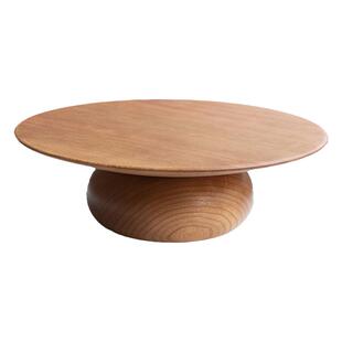 三宅家食器 手作木器樱桃木实木蛋糕托盘 圆形日式桌面装饰收纳盘