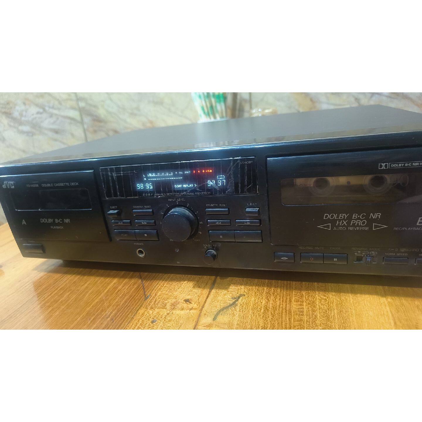 议价JVC TD-W208双卡座机,带杜比B-C降噪,HX