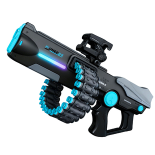 儿童软弹枪玩具男孩6岁以上电动连发2025新款黑科技弹链吸盘子弹3