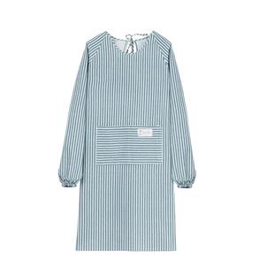 长袖围裙女家用厨房工作服2026新款网红棉麻做饭围腰春秋罩衣大人
