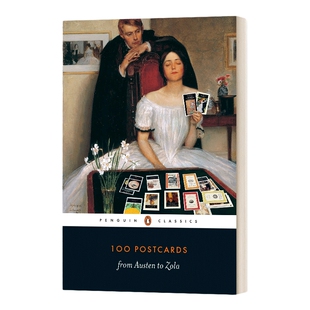 英文原版 100 Postcards From Austen To Zola 企鹅明信片 从简奥斯汀到左拉 英文版 进口英语原版书籍