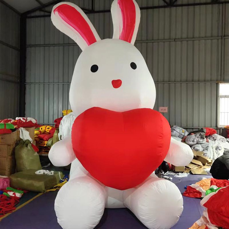 卡通动物熊猫中秋节庆月充气气月球模型发光球形广场模九大行星