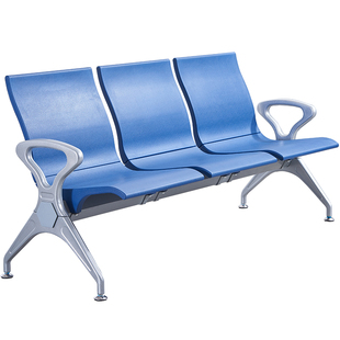 PU候诊椅聚氨酯排椅自结皮等候椅机场椅3人多人排椅等待椅连联椅