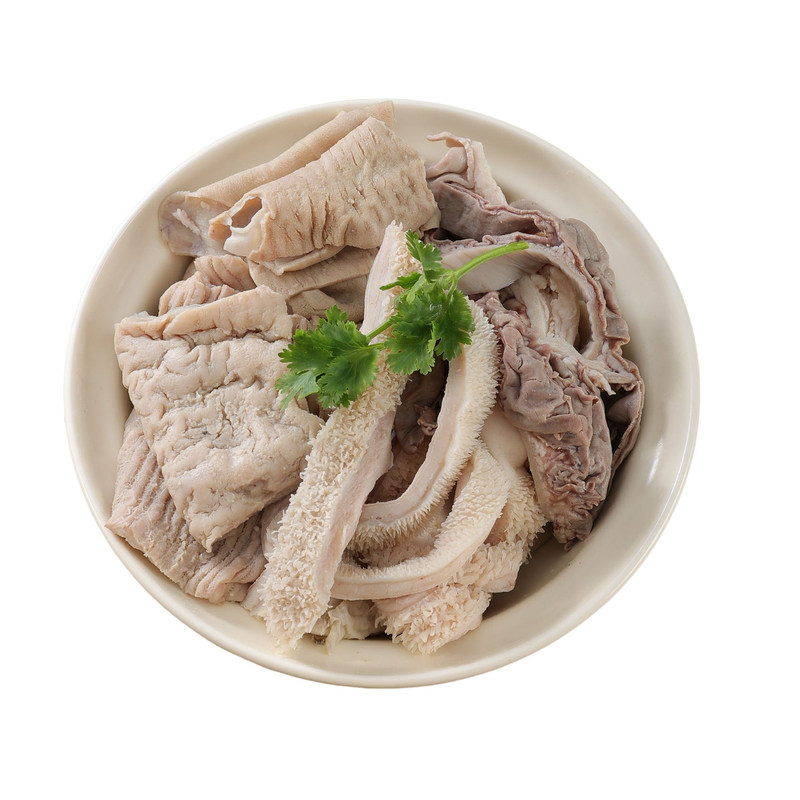 新鲜牛杂无肝无肺飞水处理半成品