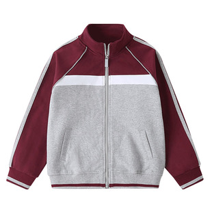 广大附中广德实验学校校服男女夏季春秋枣红短袖棒球服冬季冲锋衣