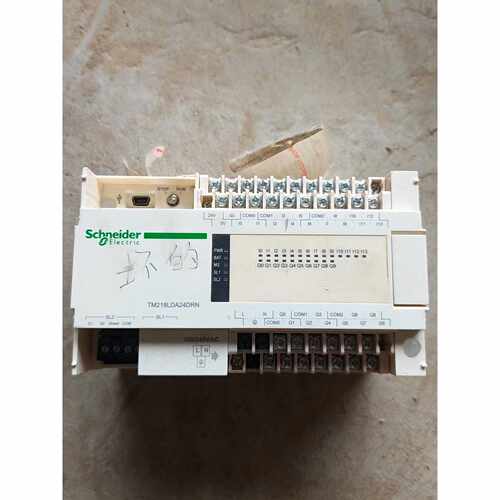 在线议价拆机施耐德PLCTM218LDA24DRN,实物拍摄，坏的，
