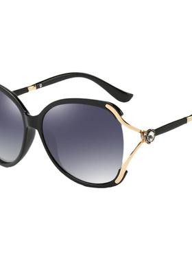 大框显瘦圆脸方镂空优雅太阳眼镜