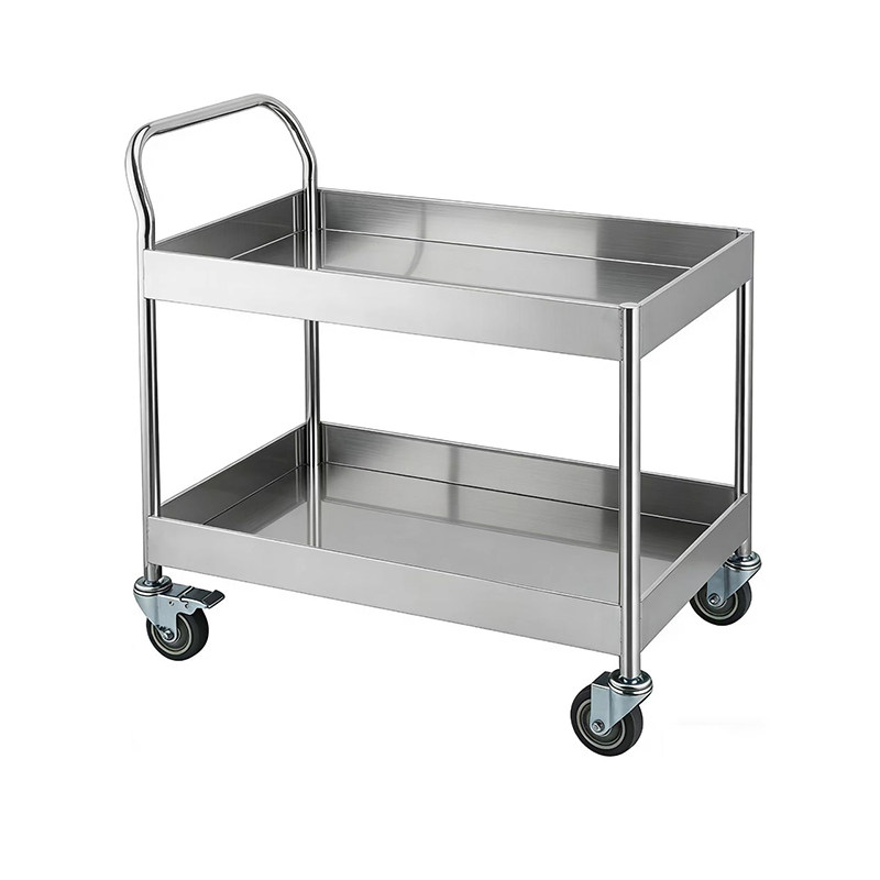 双层加厚围栏医疗仪器工具手推车
