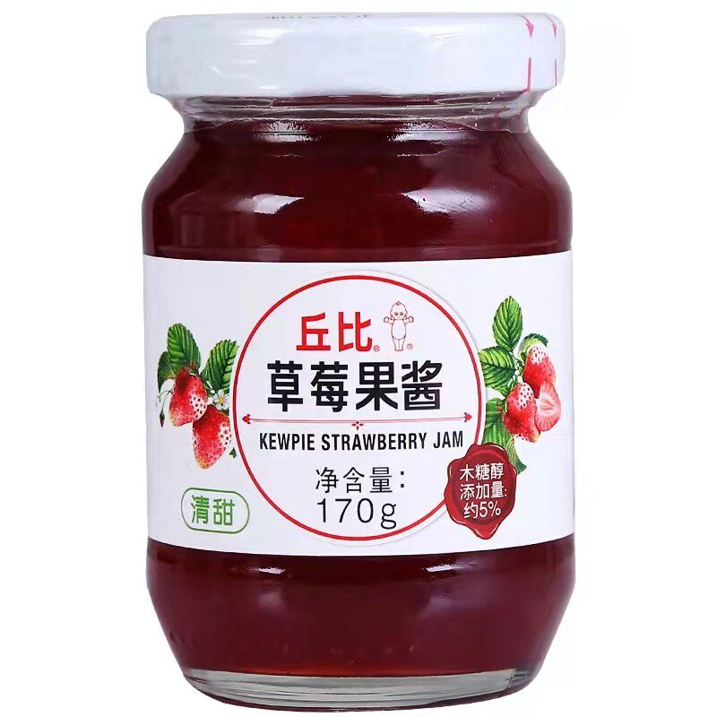 超市同款丘比蓝莓酱果酱草莓酱酸奶涂抹面包吐司专用烘焙家用果粒