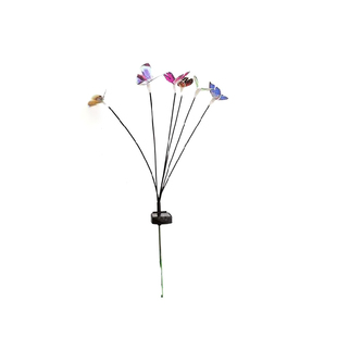 太阳能灯户外庭院光纤蝴蝶灯花园草坪阳景观装饰氛围插地防水彩灯