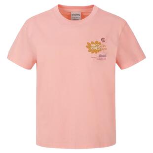 Discovery探索户外运动凉感防晒印花短袖T恤女士26夏季新品RS98