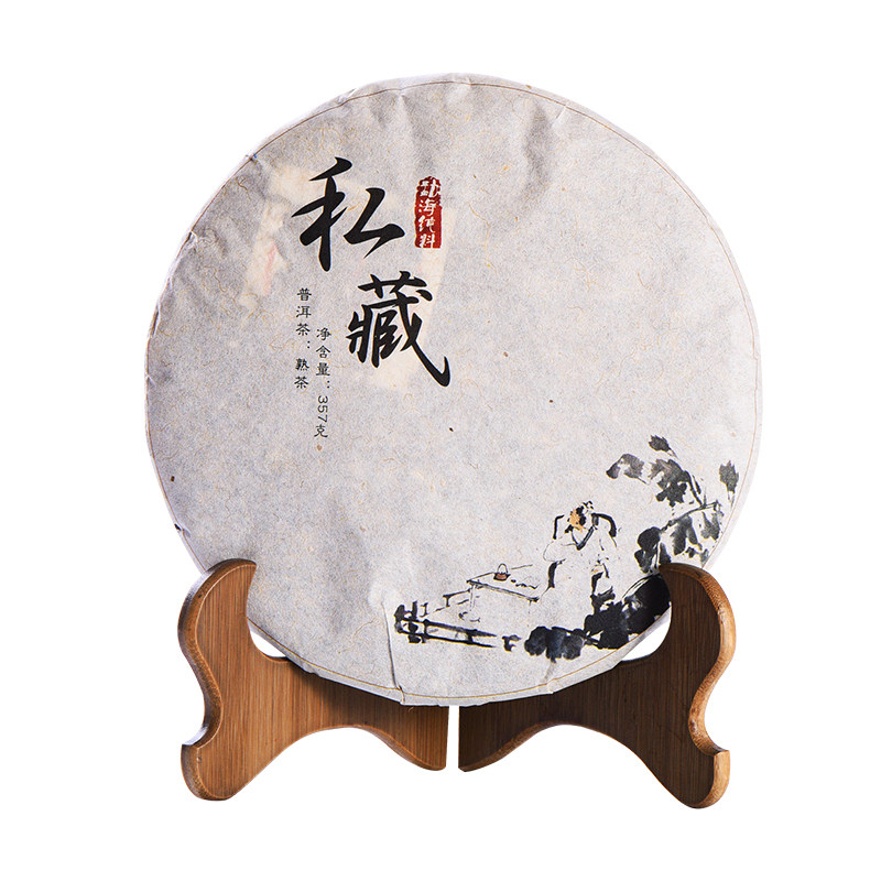 2005年勐海私藏老熟茶普洱熟茶饼