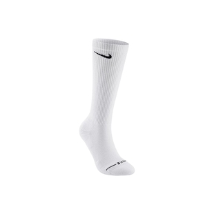 NIKE耐克男女袜子夏季新款运动袜中筒袜休闲袜两双装HQ8510-100