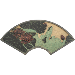 匠心坊中式户外庭院墙面装饰画室外墙壁造景挂件室外墙上防水挂画