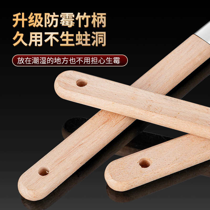 304不锈钢漏勺食品级笊篱厨房商用捞面勺漏网捞勺大过滤网密漏316