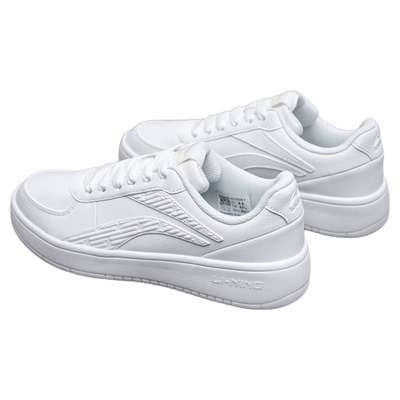 李宁板鞋男鞋空军一号低帮小白鞋