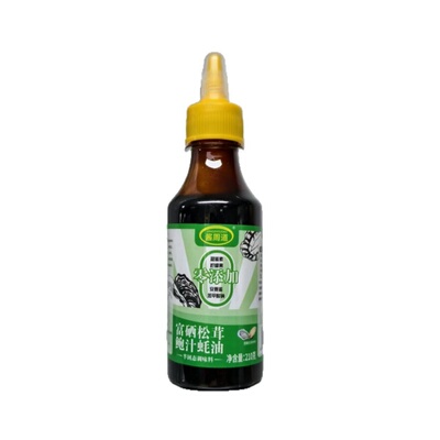 酱周道富硒松茸鲍汁蚝油210g