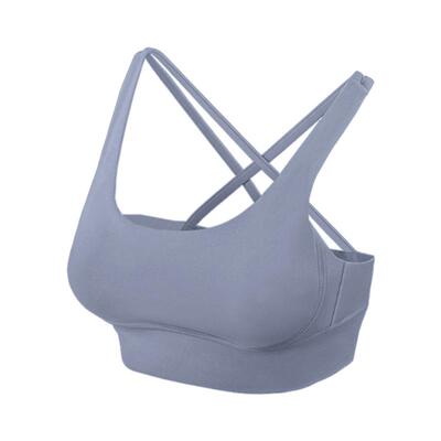 裸感美背运动内衣女聚拢防震防下垂普拉提瑜伽服跑步文胸健身bra