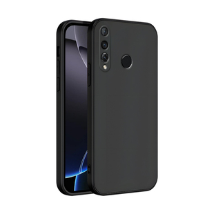 皑晨适用于华为nova4E手机壳p30lite简约MAR-AL00新款hw nv4e商务mar-al00纯黑p30青春女款huawei nava4E软胶