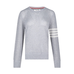 Thom Browne汤姆布朗女经典条纹套头针织衫女士春季XY推选