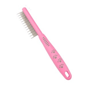 台湾船记握式排梳蚤梳宠物美容梳废毛梳手握梳开结梳宠物狗狗美容