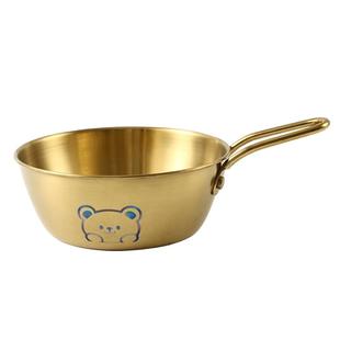 304不锈钢米酒烧酒碗热凉酒韩式拌饭小碗带手柄泡面碗吃饭碗家用