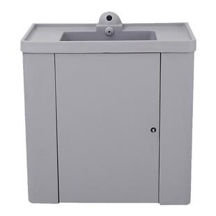 监狱看守所谈话室硅胶软包洗手盆防撞浴室柜留置室洗脸盆洗漱台盆