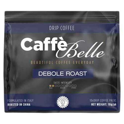 Caffe Belle 挂耳咖啡 曼特宁意式现磨手冲 黑咖啡粉拿铁 挂滤袋