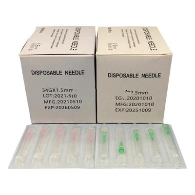 进口34G1.5/2.5MM单针手打水光针