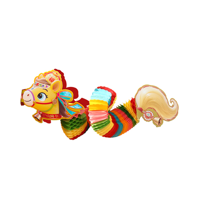 2026新款马年手提蜂窝舞龙马礼物