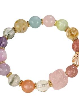 九尾狐好运手串方糖多宝手链女