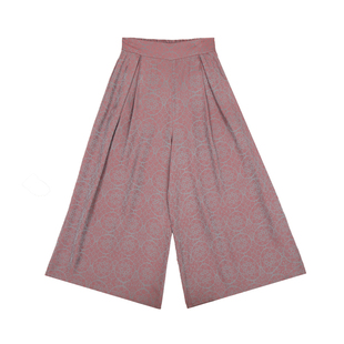 谜阿凰凉白开衬衫石蕊阔腿裤宋制国风改良日常显瘦春秋季原创汉服