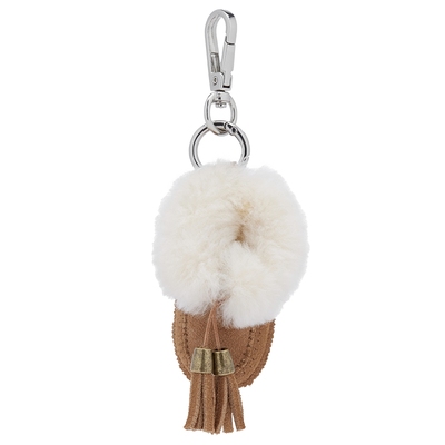 热风25年冬季毛绒流苏雪地靴挂件