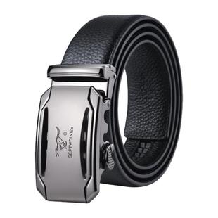 七匹狼皮带男士自动扣头层牛皮腰带2025新款真皮纯正品裤带年轻人