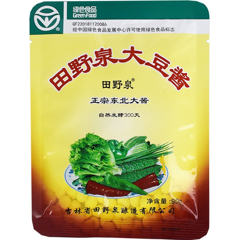 阳光田野泉90g吉林东北整箱大酱