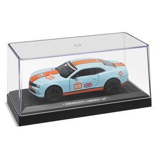 彩珀成真1:32CCA海湾油站合金雪佛兰科迈罗赛跑汽车模型儿童玩具