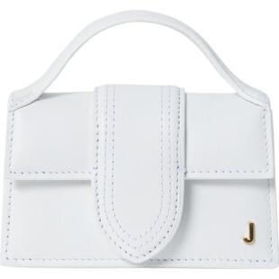 【七夕礼物】Jacquemus 女士白色皮革斜挎单肩手提包