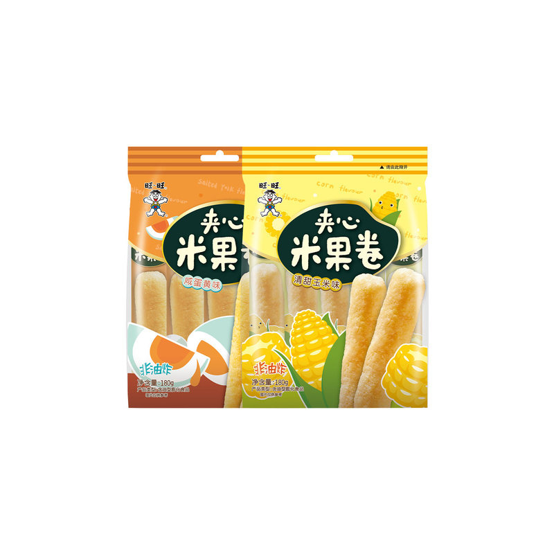 旺旺夹心米果糙米卷系列海苔味玉米饼/仙贝/大米制品