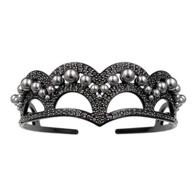 珍珠水钻巴黎之冠皇冠头发箍