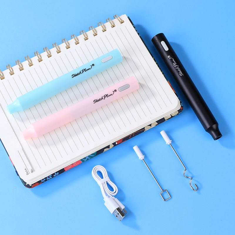 电动颜料搅拌器充电三挡调速多功能绘画水粉美术生自动搅拌机