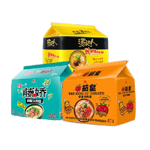 统一酸酸辣辣+茄皇牛肉+藤椒牛肉混合3口味方便面