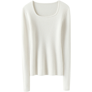 这版我沦陷了!随便搭配!多色羊绒衫女圆领修身纯羊绒毛衣打底衫