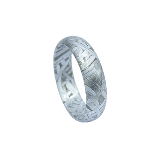 天铁陨石戒指阿勒泰铁陨石指环镍铁陨石至纯天铁星星吊坠天外来客