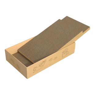 猫抓板猫窝一体耐磨不掉屑大型猫咪纸箱产房长方形瓦楞纸磨爪玩具