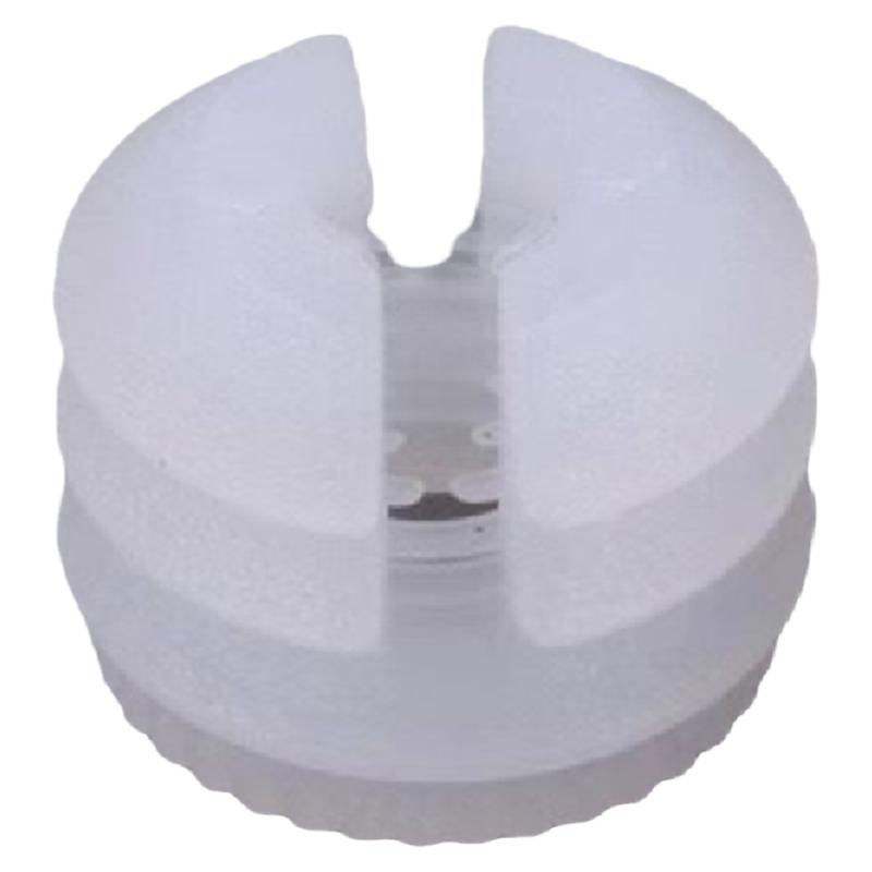 家具三合一连接件螺母四瓣开口塑料膨胀胶粒衣柜快装式细牙预埋