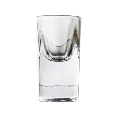 白酒杯四方厚底3钱一口杯烈酒杯